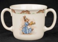 Royal Doulton Bunnykins Golden Jubilee 2 Handled Coffee Mug